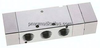 5/3-Wege Pneumatikventil, G 1/2", Mittelstellung entlüftet