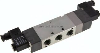 5/3-Wege Magnetventil, G 1/2", Mittelstellung belüftet, 24 V DC