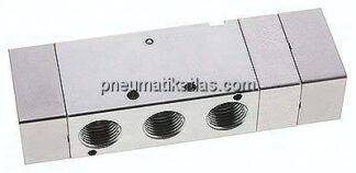5/3-Wege Pneumatikventil, G 1/2", Mittelstellung belüftet
