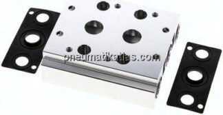 Mehrfachanschlussplatte (2-fach) für 5/2-Wege & 5/3-Wege Ventile