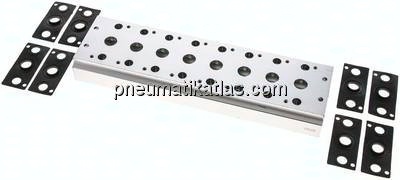 Mehrfachanschlussplatte (8-fach) für 5/2-Wege & 5/3-Wege Ventile