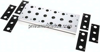 Mehrfachanschlussplatte (6-fach) für 5/2-Wege & 5/3-Wege Ventile