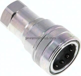 Hydraulikkupplung ISO 7241-1B, Muffe, G 1"(IG), Stahl