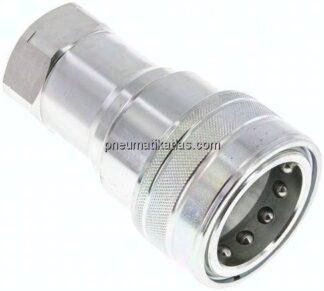 Hydraulikkupplung ISO 7241-1B, Muffe, NPT 1"(IG), Stahl