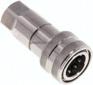 Hydraulikkupplung ISO 7241-1B, Muffe, G 1/4"(IG),Edelstahl