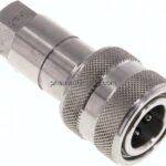 Hydraulikkupplung ISO 7241-1B, Muffe, G 1/8"(IG),Edelstahl