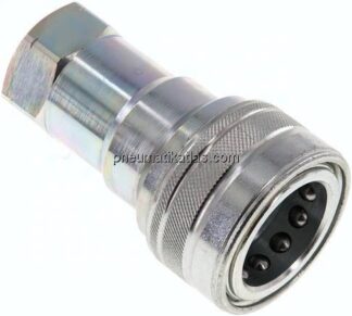 Hydraulikkupplung ISO 7241-1B, Muffe, NPT 3/4"(IG), Stahl