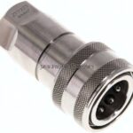 Hydraulikkupplung ISO 7241-1B, Muffe, G 3/8"(IG),Edelstahl