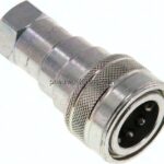 Hydraulikkupplung ISO 7241-1B, Muffe, G 3/8"(IG), Stahl