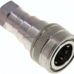 Hydraulikkupplung ISO 7241-1B, Muffe, NPT 3/8"(IG), Stahl
