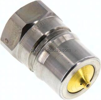 Hydraulikkupplung ISO 7241-1B, Stecker/Druckeleminator, G 1"(IG), Stahl