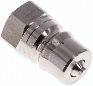 Hydraulikkupplung ISO 7241-1B, Stecker, G 1/2"(IG),Edelstahl