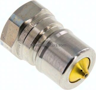 Hydraulikkupplung ISO 7241-1B, Stecker/Druckeleminator, G 3/4"(IG), Stahl