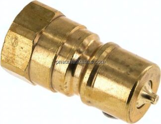 Hydraulikkupplung ISO 7241-1B, Stecker, G 3/8"(IG),Messing