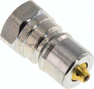 Hydraulikkupplung ISO 7241-1B, Stecker/Druckeleminator, G 3/8"(IG), Stahl