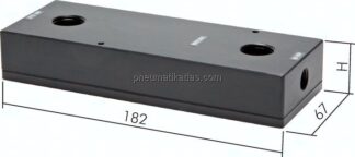Mehrkammerejektor bis 98,7% Vakuum, G 1/2", bis 160 l/min