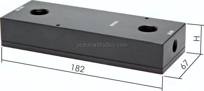 Mehrkammerejektor bis 98,7% Vakuum, G 1/2", bis 160 l/min