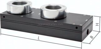 Mehrkammerejektor bis 90% Vakuum, G 1-1/2", bis 1050 l/min