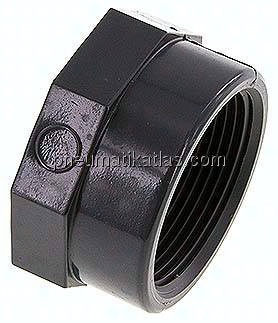 Verschlusskappe, PVC-U, Rp 1-1/2"