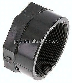 Verschlusskappe, PVC-U, Rp 2-1/2"