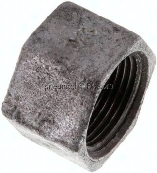 Verschlusskappe Rp 3/4", Temperguss verzinkt