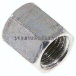 Verschlusskappe UNF 7/16"-20 (JIC), Stahl verzinkt