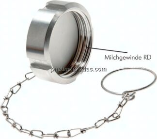 Blindmutter (Milchgewinde) Rd 160 x 1/4", 1.4301