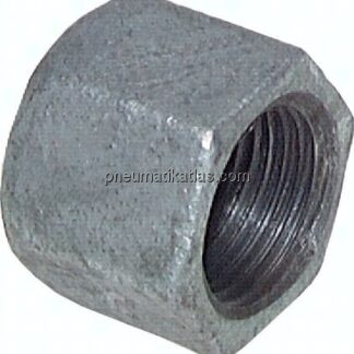 Verschlusskappe Rp 1/4", Temperguss verzinkt