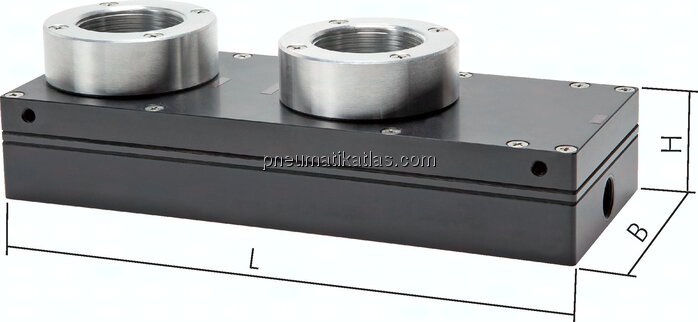 Mehrkammerejektor bis 70% Vakuum, G 1-1/2", bis 1050 l/min