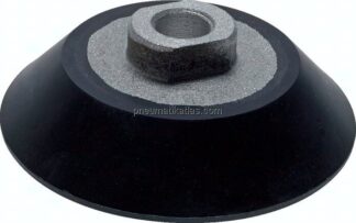 Flachsauger, Ø 223x9,5mm, G 3/4", CR (60A), grau