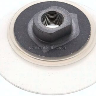 Flachsauger, Ø 100x9mm, G 3/8", Silikon (50A), transparent