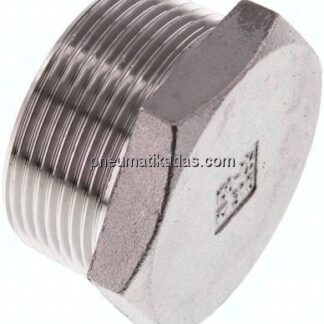 Verschlussstopfen Außenskt. R 1-1/2", 1.4408