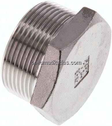 Verschlussstopfen Außenskt. R 1-1/2", 1.4408