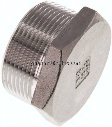 Verschlussstopfen Außenskt. NPT 1-1/2", 1.4408