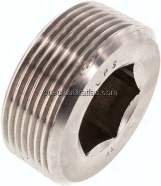 Verschlussstopfen Innenskt. R 1-1/2", V4A