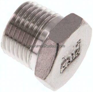Verschlussstopfen Außenskt. NPT 1/2", 1.4408