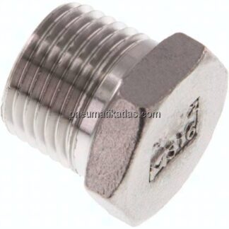 Verschlussstopfen Außenskt. NPT 1/2", 1.4408