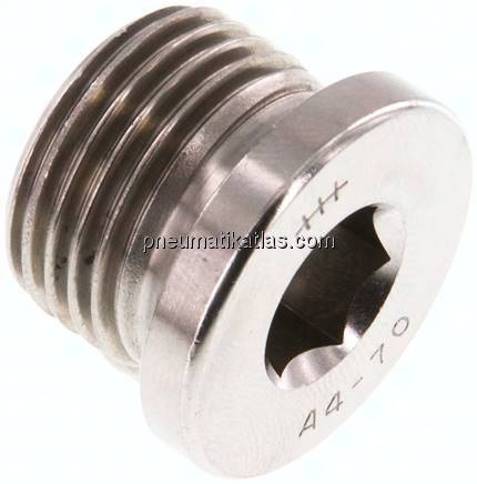 Verschlussstopfen Innenskt. G 1/2", V4A