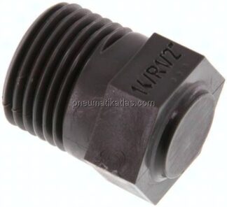 Verschlussstopfen Außenskt. R 1/2", PA 6