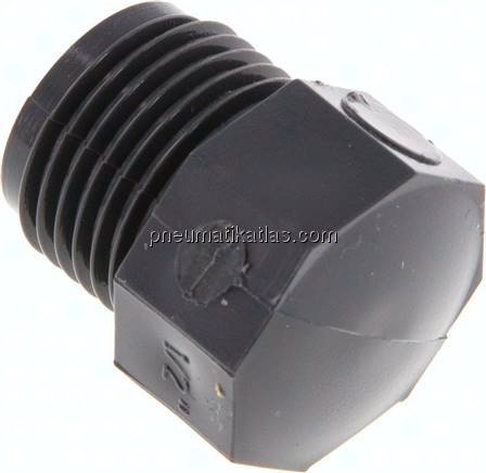 Verschlussstopfen, PVC-U, G 1/2"