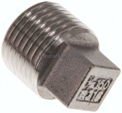 Verschlussstopfen Außenvkt. R 1/2", 1.4408