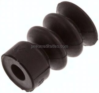 Balgsauger, 2,5-fach, Ø 14x10mm, NBR (60A), schwarz