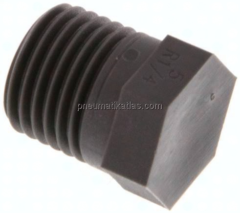 Verschlussstopfen Außenskt. R 1/4", PA 6