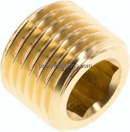 Verschlussstopfen Innenskt. G 1/4", Messing