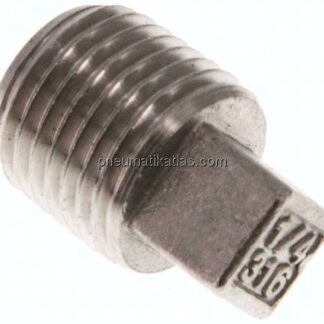Verschlussstopfen Außenvkt. R 1/4", 1.4408