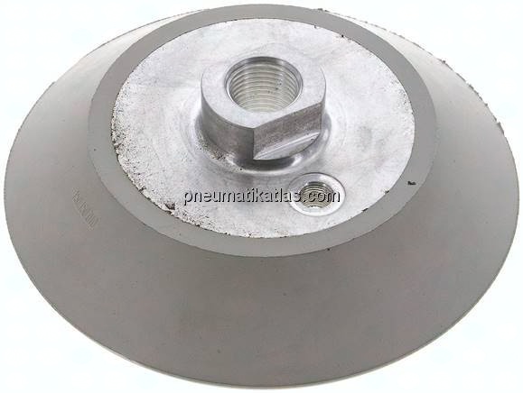 Flachsauger, Ø 146x9mm, G 1/2", CR (60A), grau
