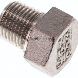 Verschlussstopfen Außenskt. R 1/8", 1.4408