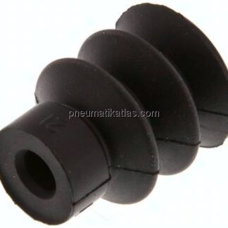 Balgsauger, 2,5-fach, Ø 18x8mm, NBR (60A), schwarz