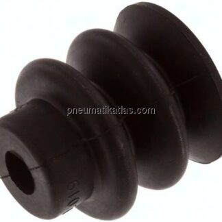 Balgsauger, 2,5-fach, Ø 30x13mm, NBR (55A), schwarz