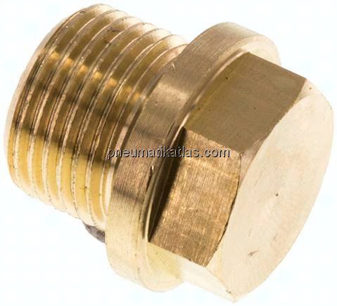 Verschlussstopfen Außenskt. G 3/8", Messing